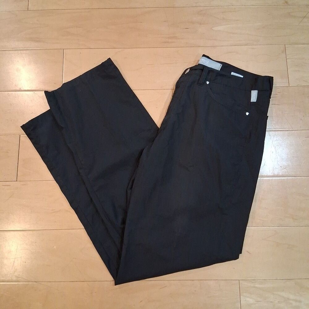 Versace Jeans Couture Men's Black Cotton Pants Size 36 Italy Actual 33x30 Luxury
